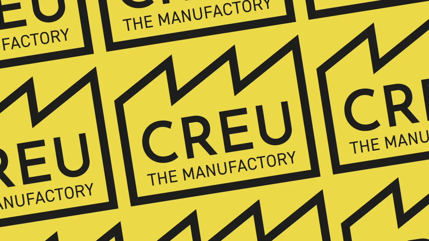 Brand identity for CREU · The Manufactory