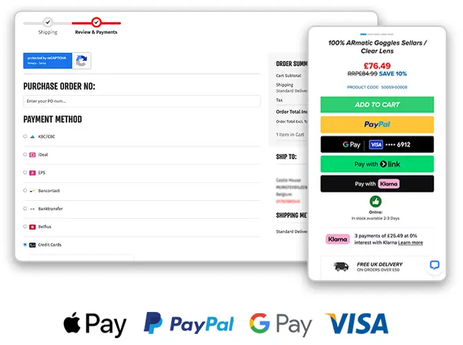 Secure payment gateway